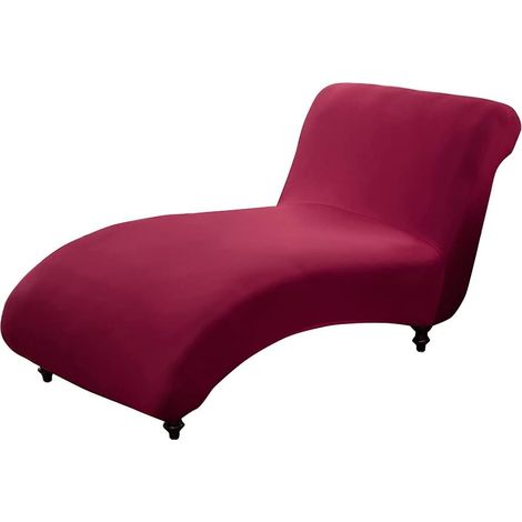 Housse de Chaise Longue Extensible sans accoudoirs Housse de Chaise Longue de Salon Housse de canape (1/5)