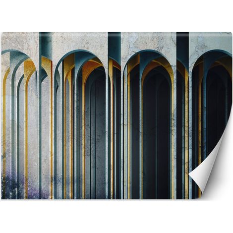 Papier peint Béton Architecture Colonnes 3D 300x210 (1/5)