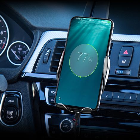 Support de voiture intelligent 10W avec charge sans fil et détection automatique infrarouge (1/5)