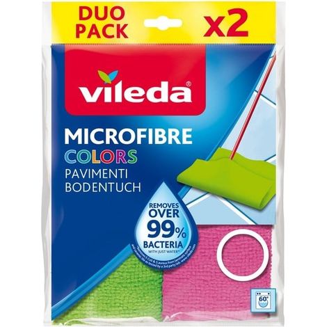 Vileda Bodentuch Microfibre Colors Duo Pack 2 Stück Microfaser