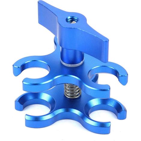 Support de Bras pour Lampe de Plongée en Alliage d'Aluminium avec Clip Papillon et Bille de 1 Pouce (1/4)