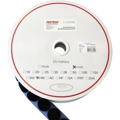 FASTECH® T02035999903C1 Klettpunkt zum Aufkleben Hotmelt Flauschteil (Ø) 35 mm Schwarz 1 St.