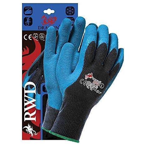Reis Schutzhandschuhe aus schwarzem Acryl Größe M