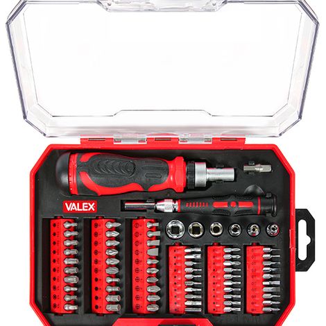 Cacciavite Portainserti S70 set 70 pezzi 1463836 VALEX