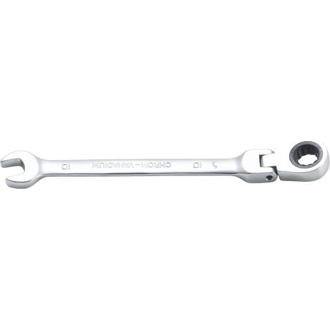 BGS Ratschenring-Maulschlüssel abwinkelbar SW 10 mm - 6710 (1/4)