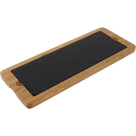 Planche support en bois 330 x 130 mm pour ardoise CM062 - (1/2)