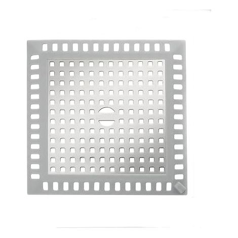 SHINING HOUSE Colador de pelo para ducha, 12,2 x 12,2 cm, cuadrado, de acero inoxidable, plateado, para fregadero de cocina, rejilla antiobstrucción para ducha de baño, para baño y cocina (1/4)