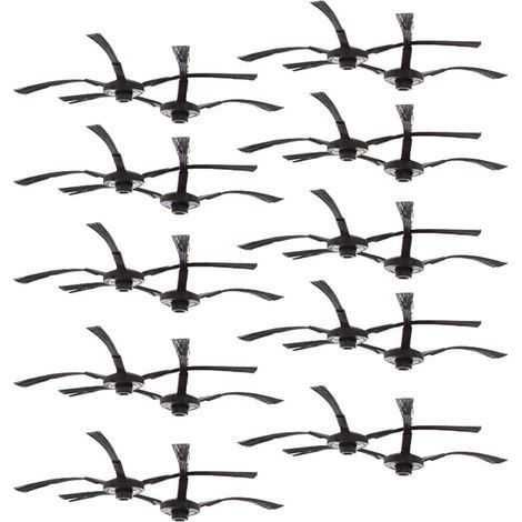 Lot de 20 brosses latérales pour Amibot Spirit Ice (10 paires)-Muntra
