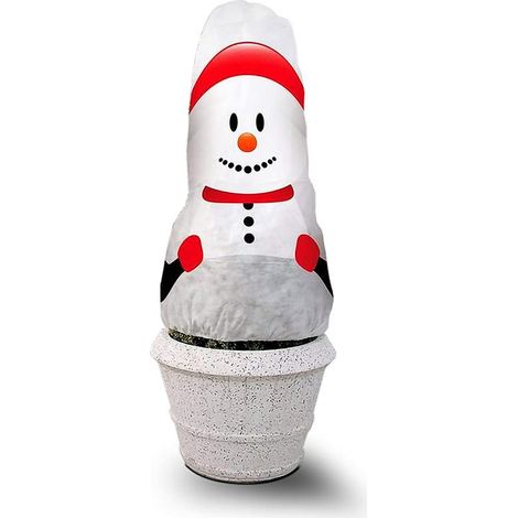NOOR Winterschutz Vlieshaube Schneemann 130x160cm (1/5)