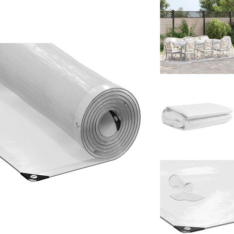 Bâche transparente avec œillets 2x4 m polyéthylène - Bâche Transparente - Bâches Transparentes - Bâche Claire - Bâche Transparente Robuste (1/5)