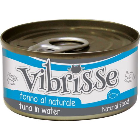 24 Dosen à 140 g: Vibrisse Cat natürlicher Thunfisch
