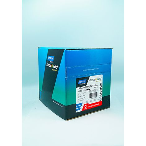 NORTON ROTOLO CYCLONYC A975 RED 115 X 12 METRI PEZZI 1