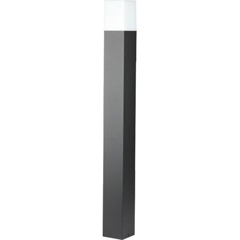 Außen Steh Lampe ALU Grundstück Stand Sockel Leuchte Garten Strahler schwarz V-Tac 7565 (1/2)