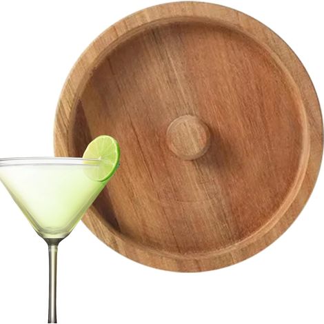Station Bordure Cocktail Gadget cuisine boîte épices bordure garniture Rimmer en Bois pour Sel et Sucre Présentoir Décoration Boisson Fête Service Divertissement Station Pichet Dortoir (1/5)
