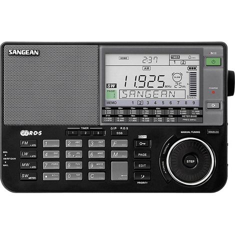 [GEBRAUCHT] B-Ware Sangean Ats 909 X Weltempfänger Aux, Kw, Lw, Mw, Ukw Akku Ladefunktion Schwarz