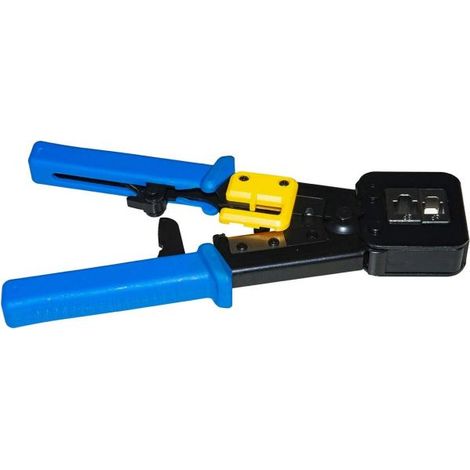 LINK Pinza per Connettori 6-8 Poli Passante pass-through con Spelafili - LKCRIMP2