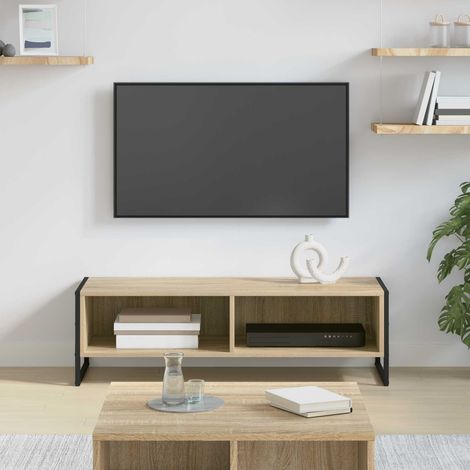 vidaXL  TV Cabinet  Sonoma 100 x 36.5 x 30.5 cm Engineered Wood