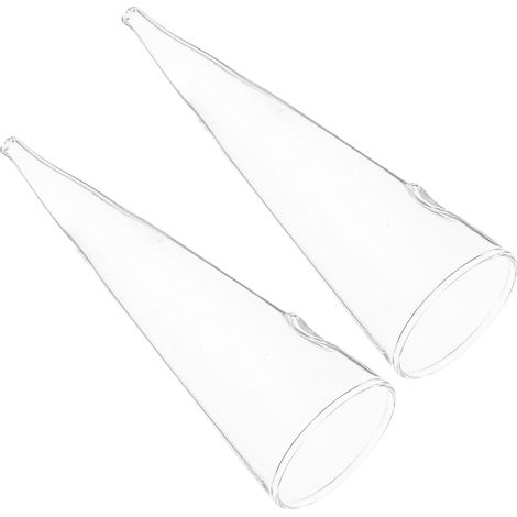 SEWACC Lot de 2 vases suspendus transparents décoratifs pour plantes hydroponiques (1/5)