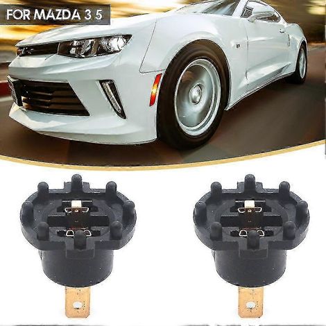 2PCS Para Mazda 3 5 323 Bases de bombillas de faros delanteros Original para Mazda 2 De 3 323 Bk Bj Casquillo de faro H7 Soporte de bombilla globo SZRH AF