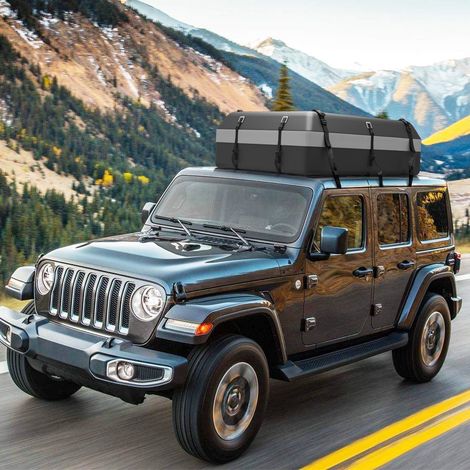 Waterproof Rooftop Cargo Carrier Bag, 600L, Lock (1/5)