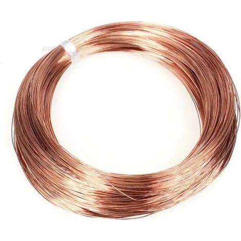 Fil de cuivre 5 m / 16,4 pieds, diamètre 2,5 mm