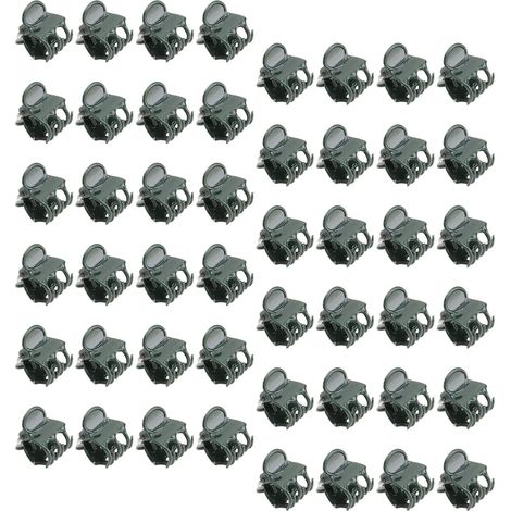 250 Pièces Pinces de Support pour Plantes D’Extérieur 250 Pcs – Clips en Plastique Réutilisables pour Orchidées, Plantes Grimpantes et Tiges, Couleur Vert Foncé, Maintien Délicat (1/5)