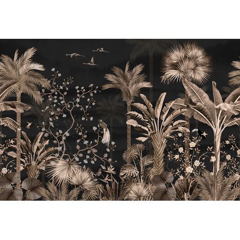 Papier peint panoramique - Forêt Tropicale - 130 cm x 88 cm (1/2)