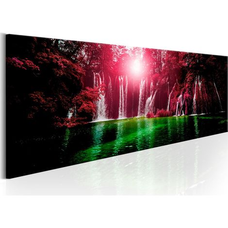 Tableau Imprimé "Ruby Waterfalls" 40 x 120 cm (1/2)
