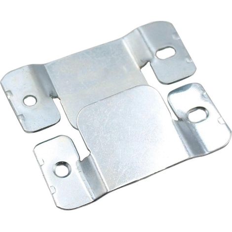 Connecteur de meuble pour canapé, support de connexion en métal de qualité supérieure avec vis (couleur argent) (2 pièces) (1/5)