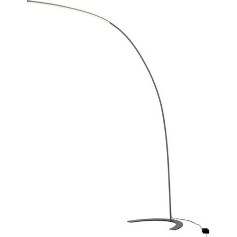 [GEBRAUCHT] Lindby Silberne Led Stehlampe Danua Stehleuchte Standlampe Leuchte Bogenform Led B-Ware (1/2)