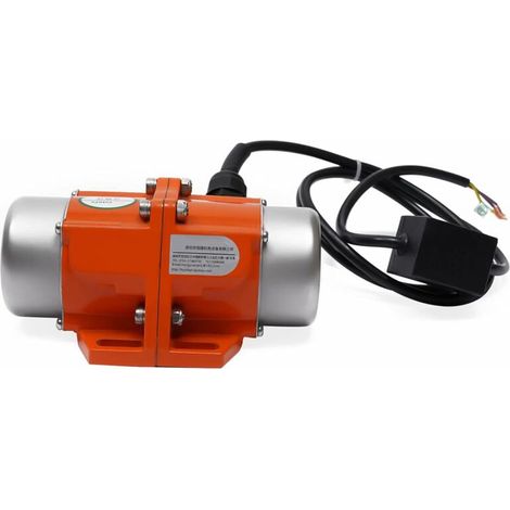 Motore elettrico vibrante da 220 V 60 WVelocità 3000 giri/minutoBlocco eccentrico regolabile per calcestruzzolega di alluminioForza 63 kg