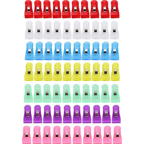 70pinces à coudre portables 3.5x1.8cm, clips de quilting et bricolage, accessoires de couture pour patchwork (1/5)