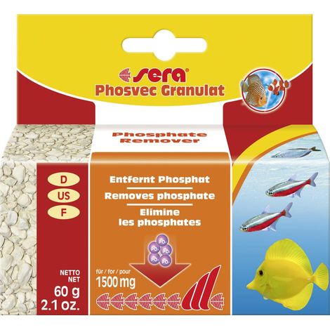 Sera Aquariumfiltermedium Phosvec Granulat 60 g Filterkeramik