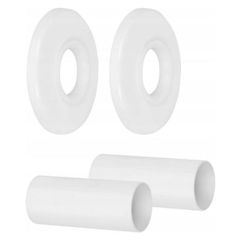 KIT DE ENMASCARAMIENTO DE ROSETA SIMPLE BLANCA CON FUNDAS (1/3)