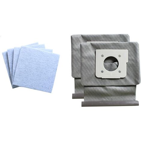 Filtres moteur lavables en coton – Lot de 4 pour aspirateurs LG V-743RH, V-2800RH/RB/RY, V-2810