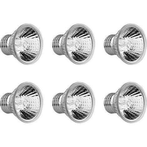 Ampoule chauffante - MARQUE - 50 W - E27 - UVA/UVB - Lot de 6 pièces (1/4)