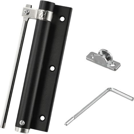 Ferme-porte hydraulique silencieux pour porte jusqu'à 40kg(Black) (1/5)