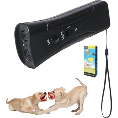 Everdybe Anti-Bark Beeper, Everdybe Dog Training Anti-Bark Beeper with LED, 3 Adjustable Modes, Long Battery Life, Anti-Bite/Jump/Bark, Gentle and Effective Dog Training (1PCS) (1/5)