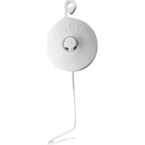 Crochet de suspension pour plantes Yoyo, support pour plantes hydroponiques, accessoire de jardinage rétractable pour plantes grimpantes d'intérieur.-White