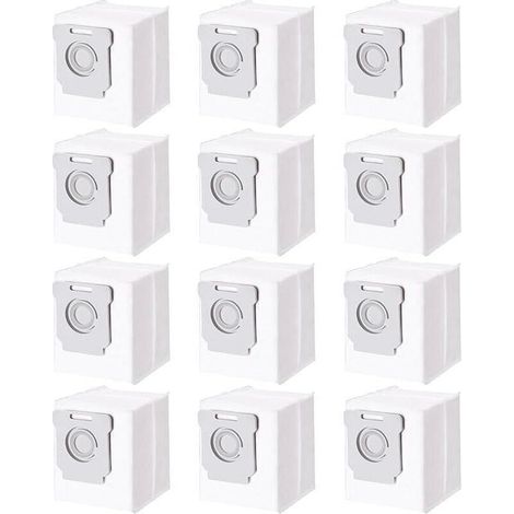 UlisemLot de 12 Sacs Aspirateur pour iRobot Roomba i7 i7+ i3 i3+ i4 i4+ i6 i6+ j7 j7+ i8 i8+S9 S9+ E5 E6 E7, Accessoires Sac à Pou (1/4)