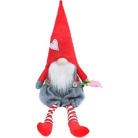 Gnome exquis pour la Saint-Valentin, ornement de poupée, décoration pour fête de la Saint-Valentin, professionnel-masculin (1/5)