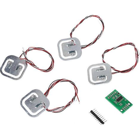 Capteur de poids à résistance et déformation pour balance 50 kg + module AD HX711 (4 pièces) (1/5)