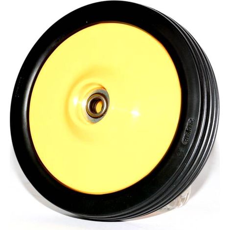 Outils Wolf – Roue avant tondeuse 180mm – Diamètre axe 12mm – Pour terrains accidentés – Pièce d'origine Wolf