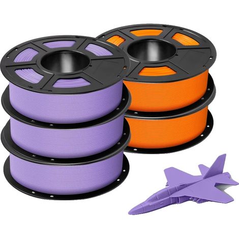Filamento PLA, 5 kg, ecologico, combinazione 5 kg D (1/2)