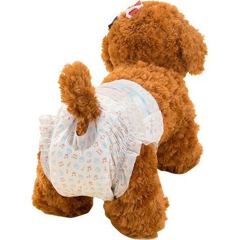 10 pièces couches jetables en super absorbantes pour animal domestique Couche culotte pour chien Désignation : Couche XS Taille : 15 à 33 cm --Lefou (1/5)