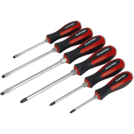 Sealey Premier Hammer-Thru Screwdriver Set 6pc AK4932