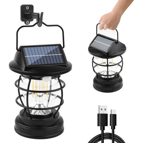 Bewegungsmelder-Solar-Außenleuchte zur Wandmontage, 4 Modi, 280 lm, 16 LEDs, IP65 wasserdicht, 2400 mAh USB-Akku, tragbare Infrarotlampe für Haustür, Garten und Terrasse (1/5)