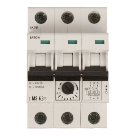 Z-MS- 6.3/3 Motorschutzschalter 6,3 A 230 V AC 10 kA 248410