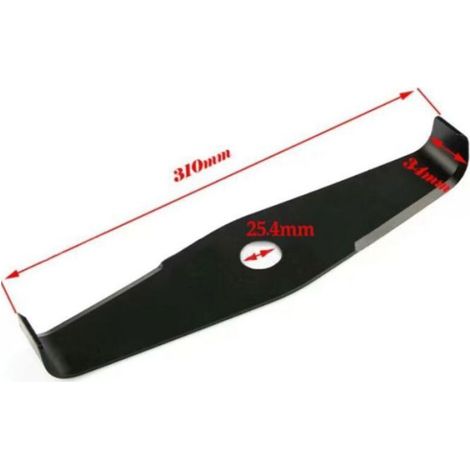 Lame De Rechange - 2 Dents - Tranchant 310 Mm - Pour Debroussailleuse - Alésage 25 4 Mm Épaisseur 3 Mm (1/3)