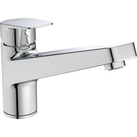 IDEAL STANDARD Grifo de cocina Blue Start caño bajo + Microfibra